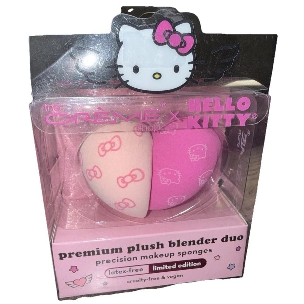 HELLO KITTY The Crème Shop LIMITED EDITION Premium Plush Blender Duo NIB Sanrio